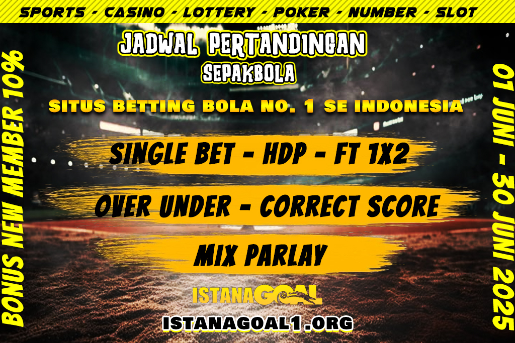 JADWAL PERTANDINGAN JUNI