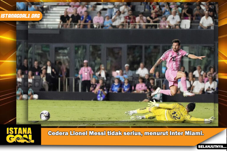 Cedera Lionel Messi tidak serius, menurut Inter Miami.