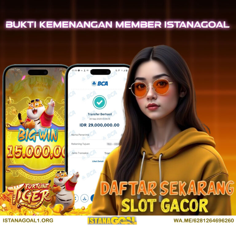 BUKTI KEMENANGAN MEMBER PADA TANGGAL 30 SEPTEMBER 2025