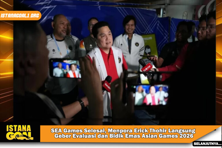 SEA Games Selesai, Menpora Erick Thohir Langsung Geber Evaluasi dan Bidik Emas Asian Games 2026