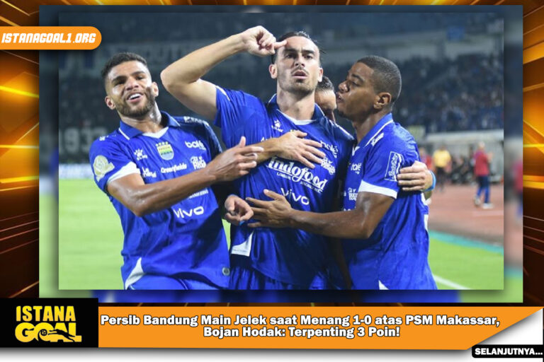 Persib Bandung Main Jelek saat Menang 1-0 atas PSM Makassar, Bojan Hodak: Terpenting 3 Poin!