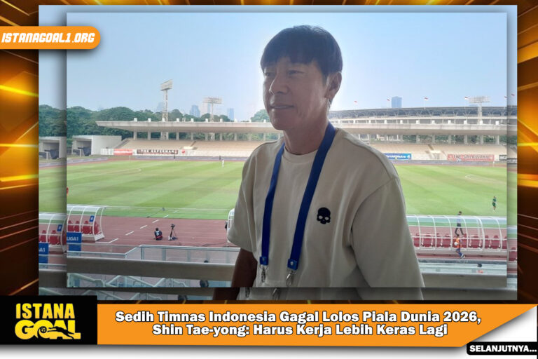 Sedih Timnas Indonesia Gagal Lolos Piala Dunia 2026, Shin Tae-yong: Harus Kerja Lebih Keras Lagi